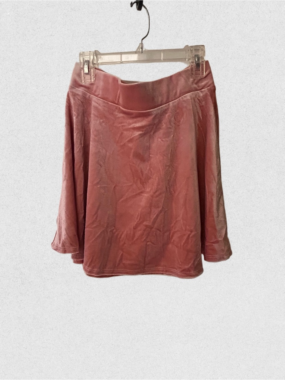 Velvet A-Line Skirt in Dusty Rose FOREVER 21